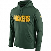 Men's Green Bay Packers Nike Circuit Wordmark Essential Performance Pullover Hoodie Green,baseball caps,new era cap wholesale,wholesale hats